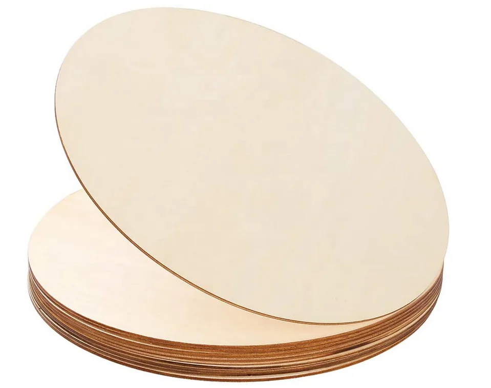 

wholesale Unfinished 100mm wood round piece with factory price, Natural wood color