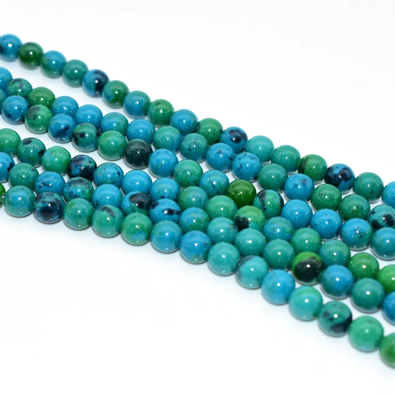 

Trade Insurance High Quality  Natural Chrysocolla Loose Beads, Green