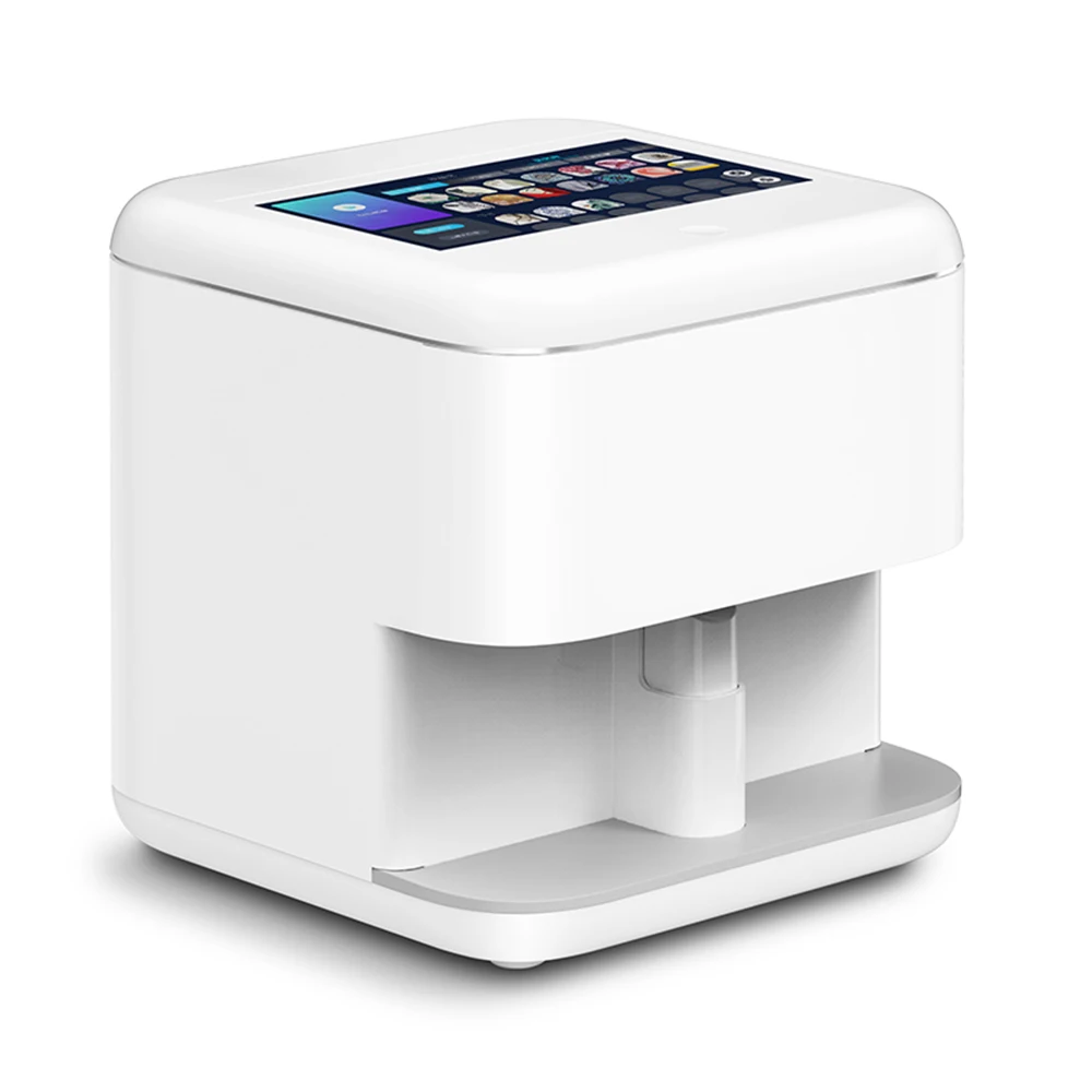 

professional 3d mobile nail art printer for sale/automatic nail painting machine digital nail art machine, White