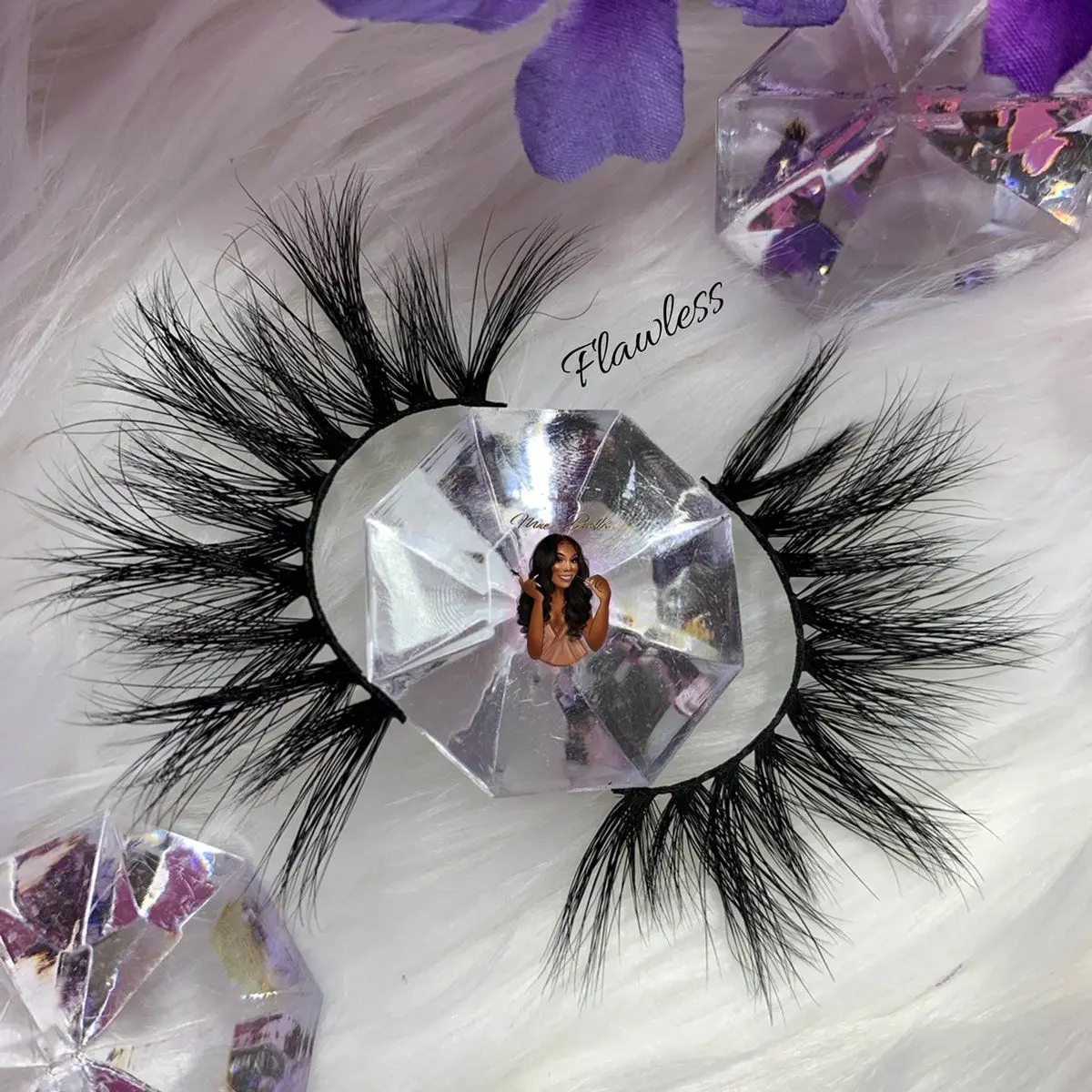 

Queenabeauty 3 pairs eyelash lashes, eyelashes, Custom Label mink eyelashes extensions vendor, Natural black