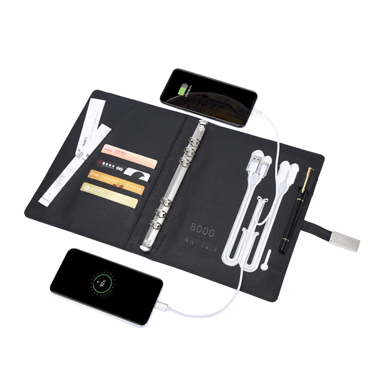 

New design wholesale China Manufacturer wireless charging wallet, Black