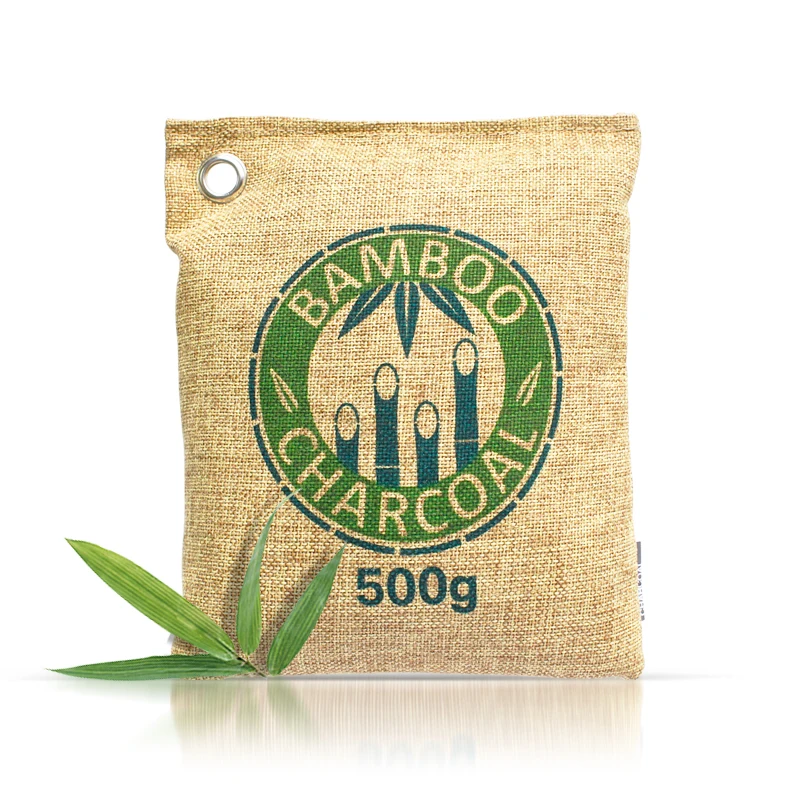 

Auto Air Purifying Bamboo Charcoal Bag 100% Natural Bamboo Charcoal Bag/ Air Freshener to Remove Smell in Car Solid