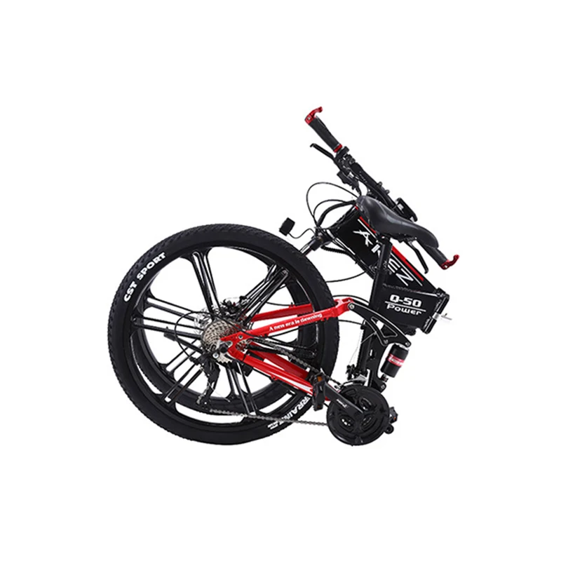 

Hot Sale Folding Electric Bikes Bicycle Exercise Ebike Electric Cycle Electric Bike Bicycle Mountain, Black\white