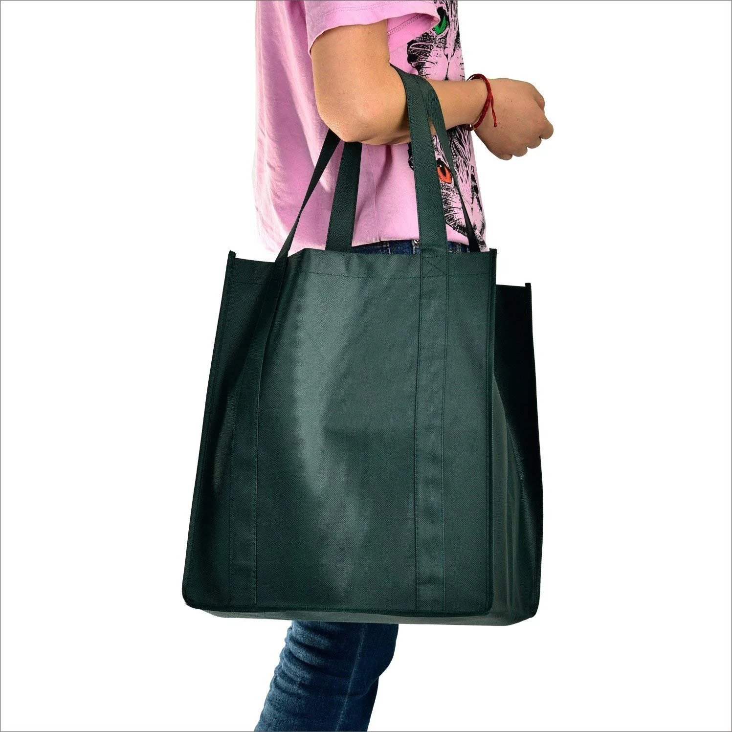 

Promotional pp non woven bag recyclable carry bag non woven fabric shopping bag, Different color