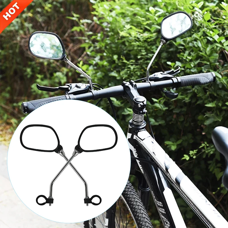 

E Bike parts Bicycle Rear Mirror Universal Bike Rearview Side Mirror 360 rotation bicycle rear view reflector bike tail mirror