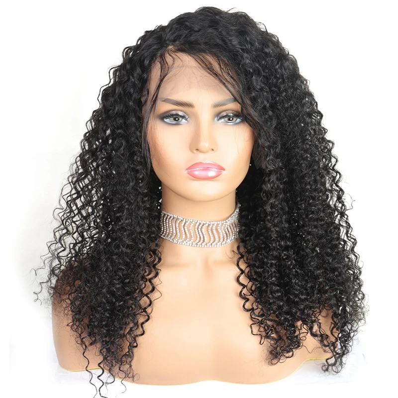 

Amazon product wigs for black women human hair front lace 4*4 kinky curly weaves and wigs brazilian human hair wigs