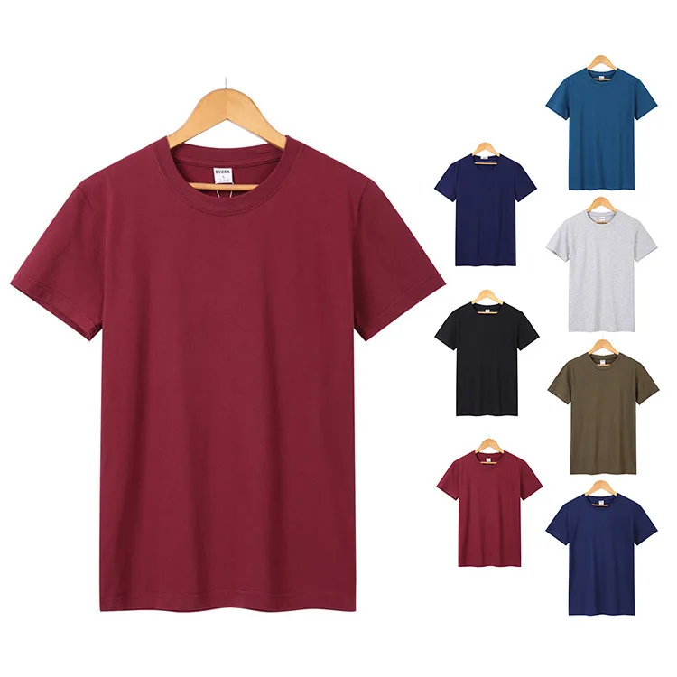 

pure color T-shirt women men unisex t-shirt cotton t-shirt, As pics