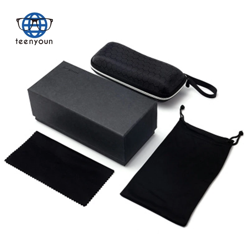

Teenyoun Sunglasses Packaging Folding Paper Box Glasses Case Mirror Cloth A Variety Of Suit Options Pouch Eyewear