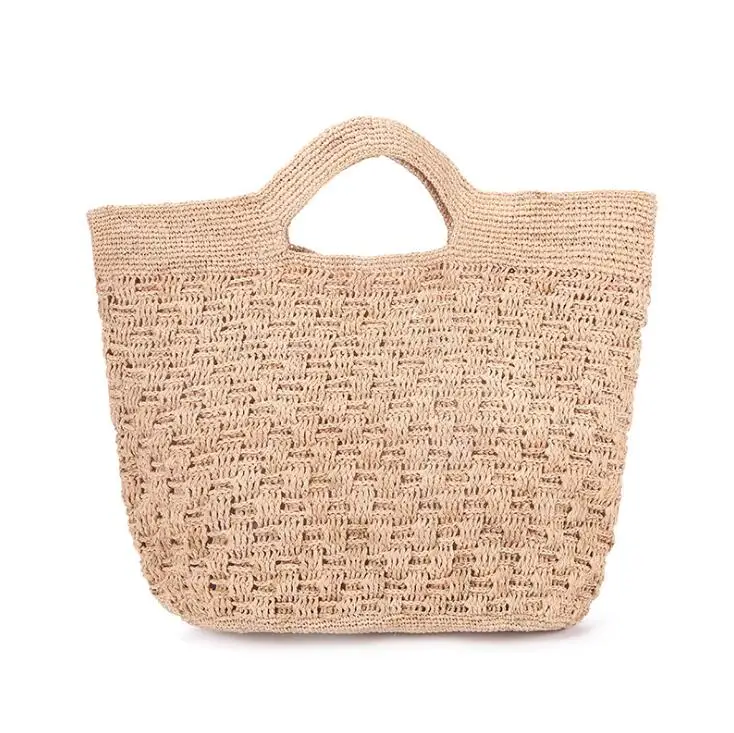 

Fashion Women Shoulder Bag Raffia Hand Woven Straw Tote Bags Summer Beach bag