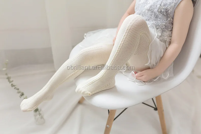 Kids Meisjes Lace Knit Panty Leggings Panty Kind Meisje Open Gebreide