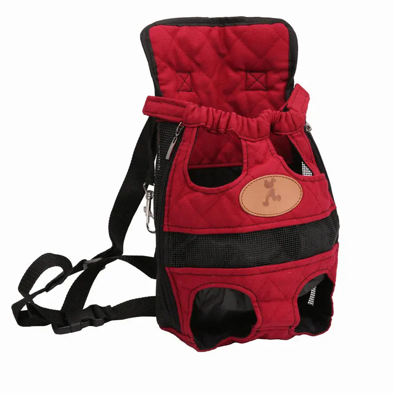 

Fashion Carriers Red Travel Breathable Soft Pet Backpack Outdoor Puppy Chihuahua Small Dog Shoulder Handle Bags S M L XL