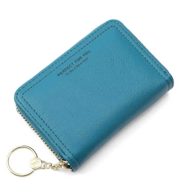 

AIYIYANG Ladies Wallet Rfid Wallet Multi-Layer Wallet Money Clip Solid Color Fashion Card Sleeves, Customized color