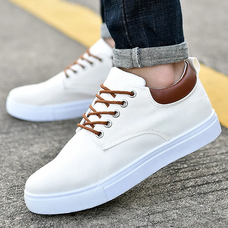 

2021 new fashion high quality canvas shoes men's all-match casual shoes trendy extra-large sneakers men, Picture showed