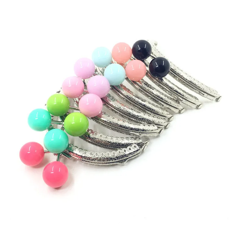 

DIY Metal Frame Purse Handle Coins Bags Metal Kiss Clasp Lock Frame Accessories For Bag, Multi