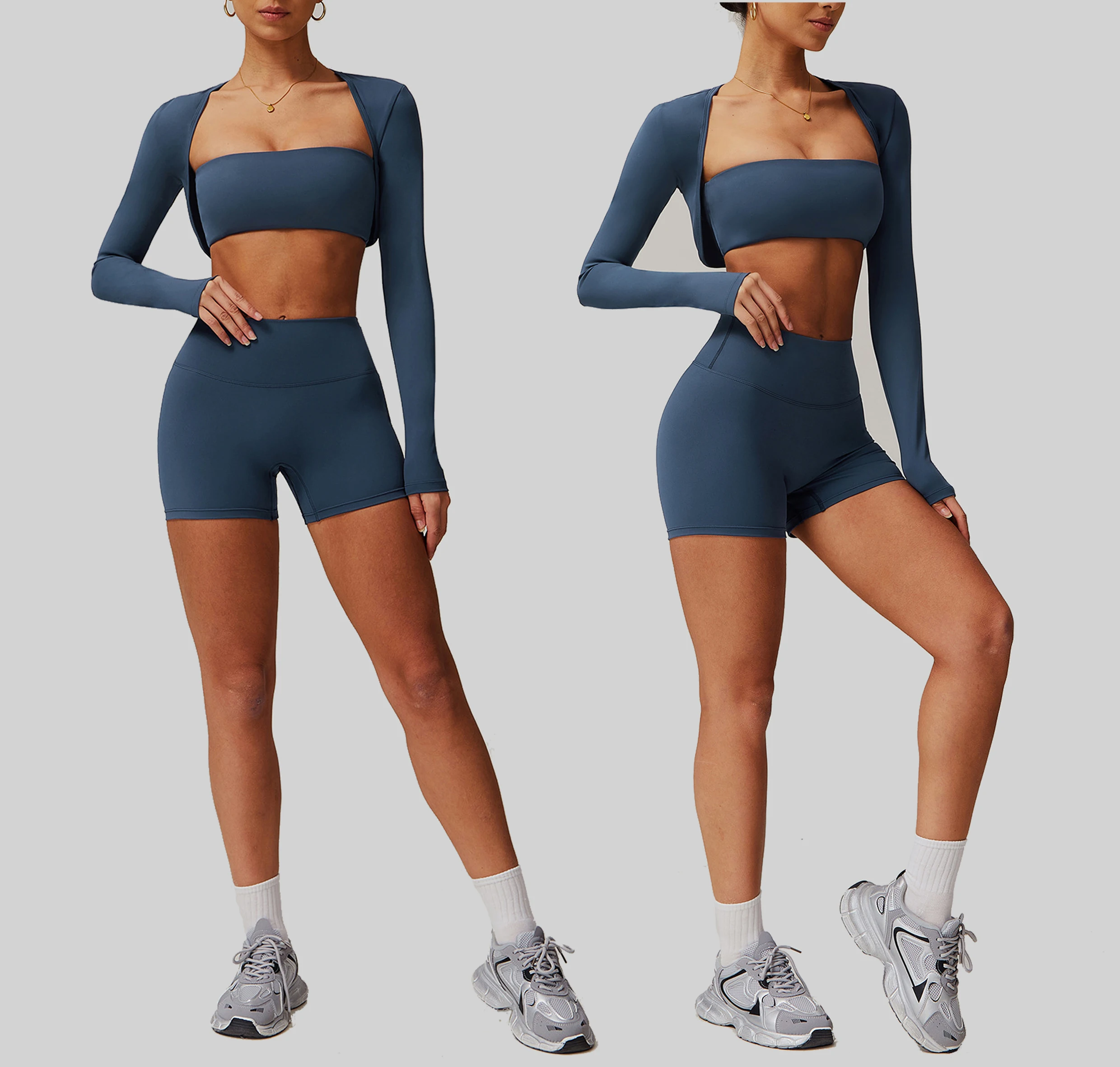 3 Piece Breathable Gym Yoga Wear Set