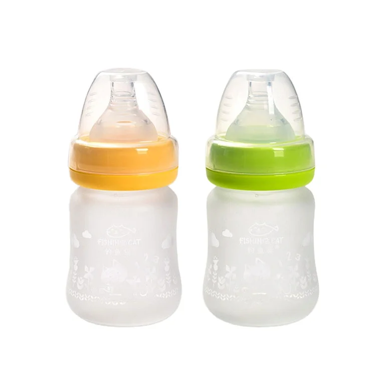 

Baby glass feeding bottles BPA free 150ml 240ml glass feeding bottle baby