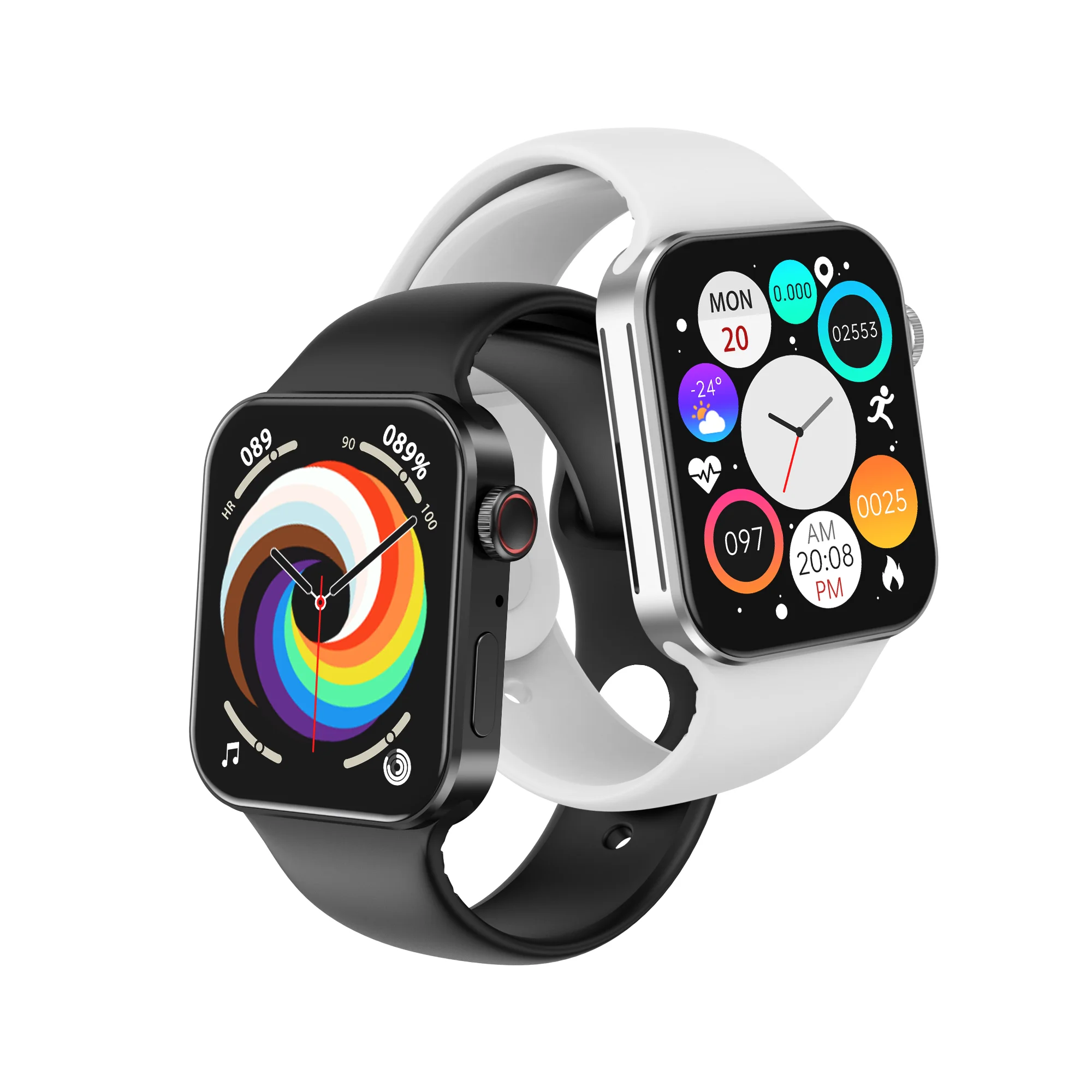 

Digital Smart Sport Watch Exercise Heart Rate Blood Pressure Monitoring In stock dropshipping ET7 Smart Watch