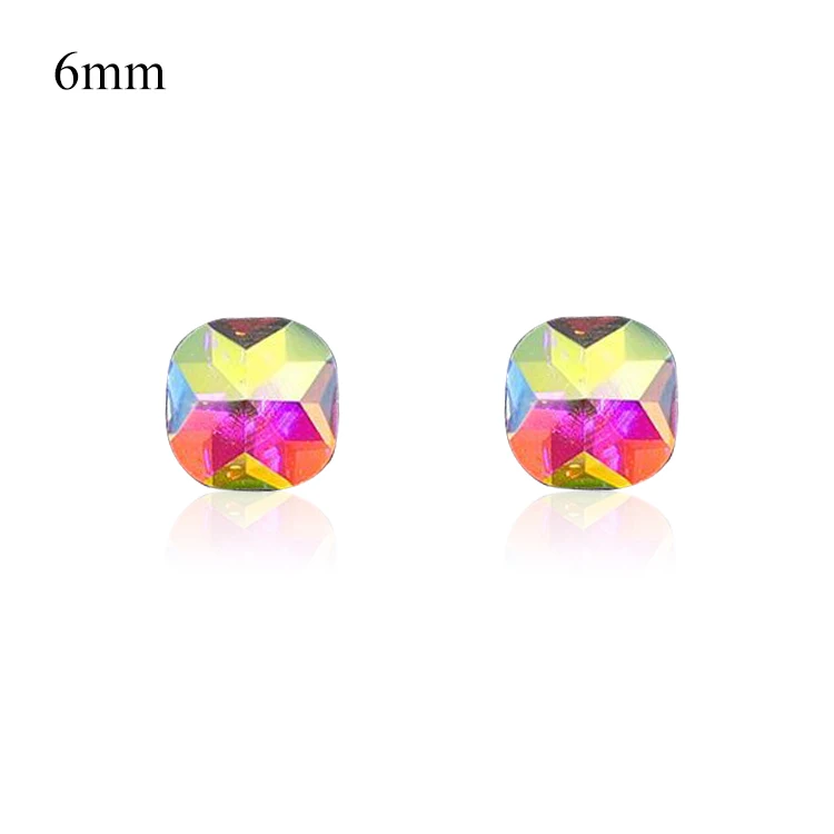 

ab crystal nail rhinestones shaped irregular all shape colored rhinestone for women nails, Multi colors
