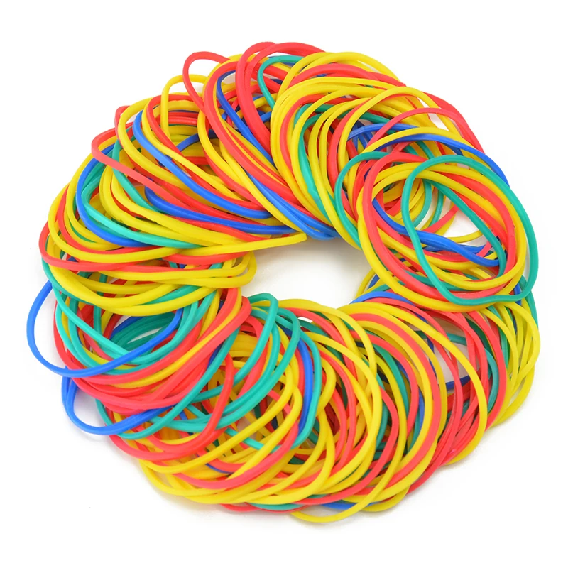 

Factory Directly Sale Anti-aging Rubberband Manufacture Supplier Synthetic Color Rubber Bands for Stationery Office School