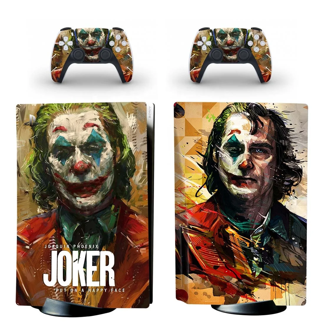 

High Quality Skins Stickers For PlayStation 5 Game Console Jokers Skin Sticker for PS5 Controller Cover Sticker