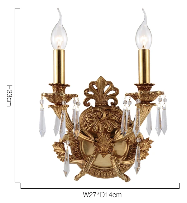 decorative french style interior wall light