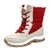 The latest high-top belt women's fashion winter snow boots casual outdoor hiking boots warm cotton shoes US code 4-11 yards