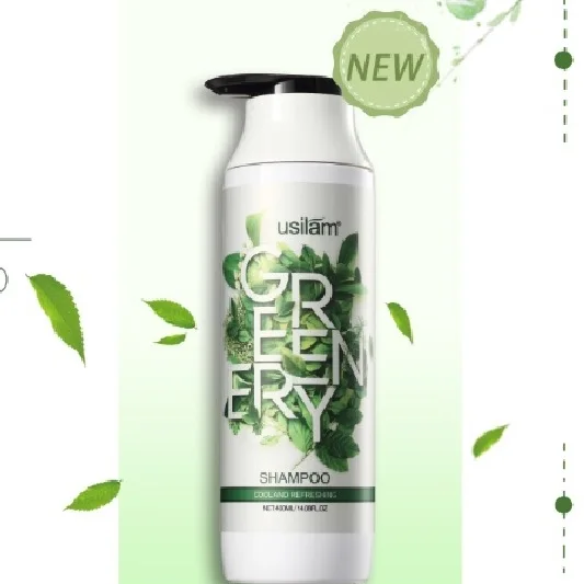 

oil control hair wash anti-itching shampoo green plant shampoo, White cream