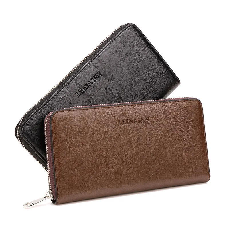 

Gift mobile phone bracket belt retro wallet leather, Black