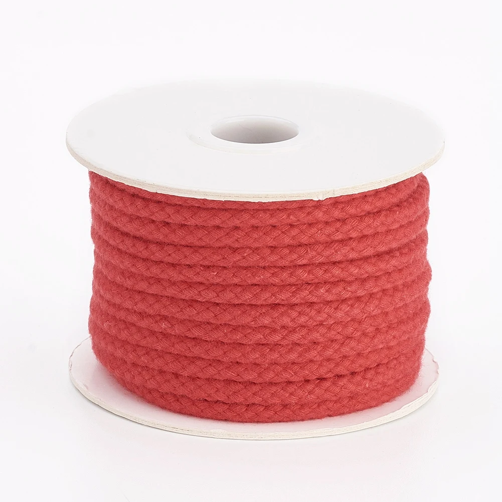 

Pandahall 3 mm Round Red Tassels Cotton Cords