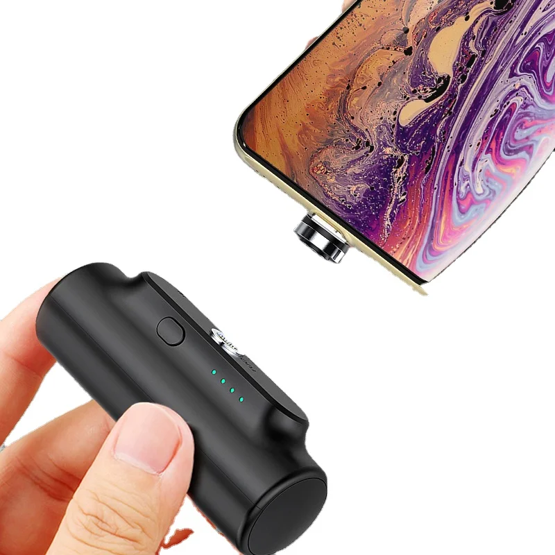 

2021 New Design micro custom power bank chargers easy-carry 3000mah magnetic wireless power bank for Iphone Samsung