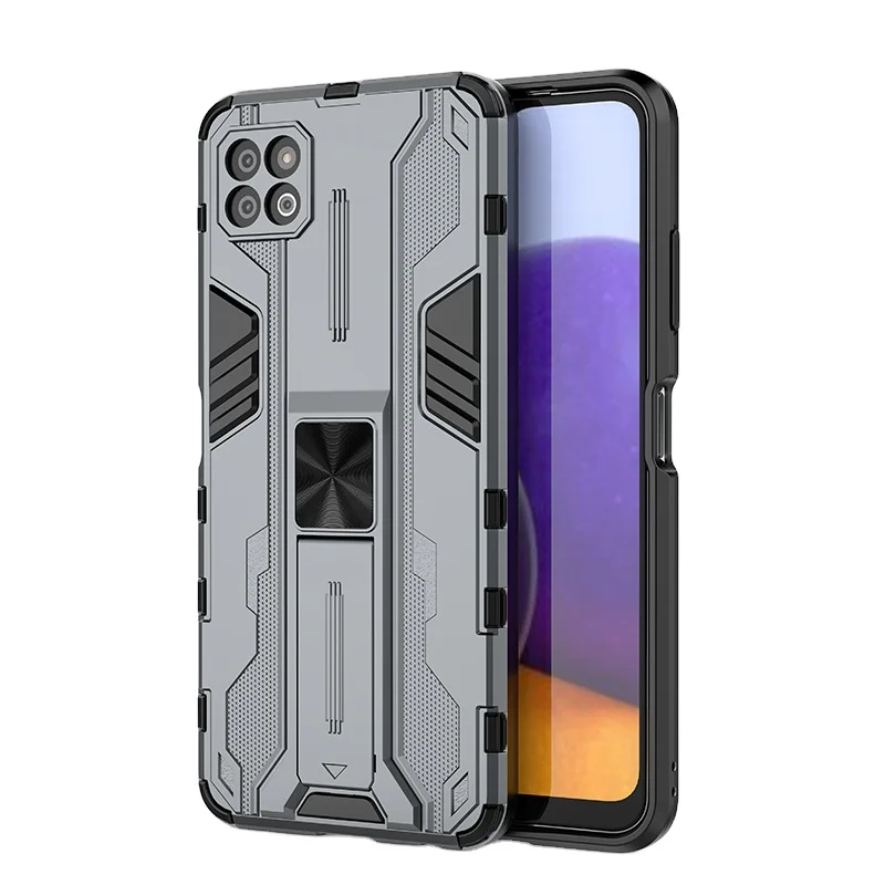 

New Arrival Case for Samsung Galaxy A22 4G Military Grade Drop Tested Protective Kickstand Phone Case for Samsung Galaxy A22 5G