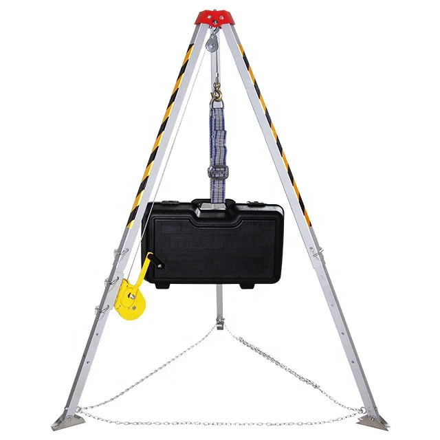 

High Quality Emergency Tripod anchor Rescue Tripod Tools Rescue Equipment, White