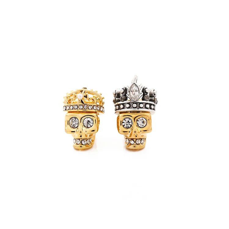 

Wholesale Customized Good Quality Fashion Inlay Zircon Stud Earrings, Golden