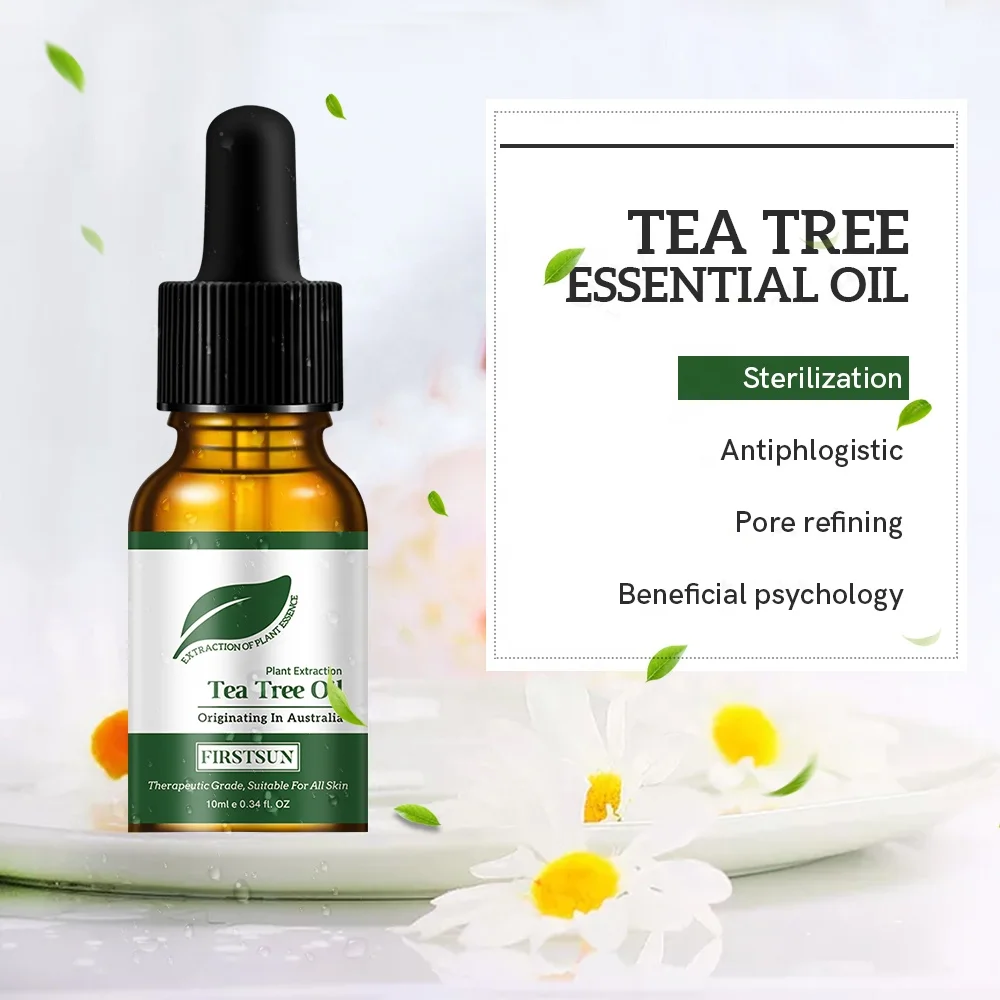

Hot Sale Bulk Natural Organic Tea Tree Essential Oil Acne Removal For Skin Care Fading Acne Marks