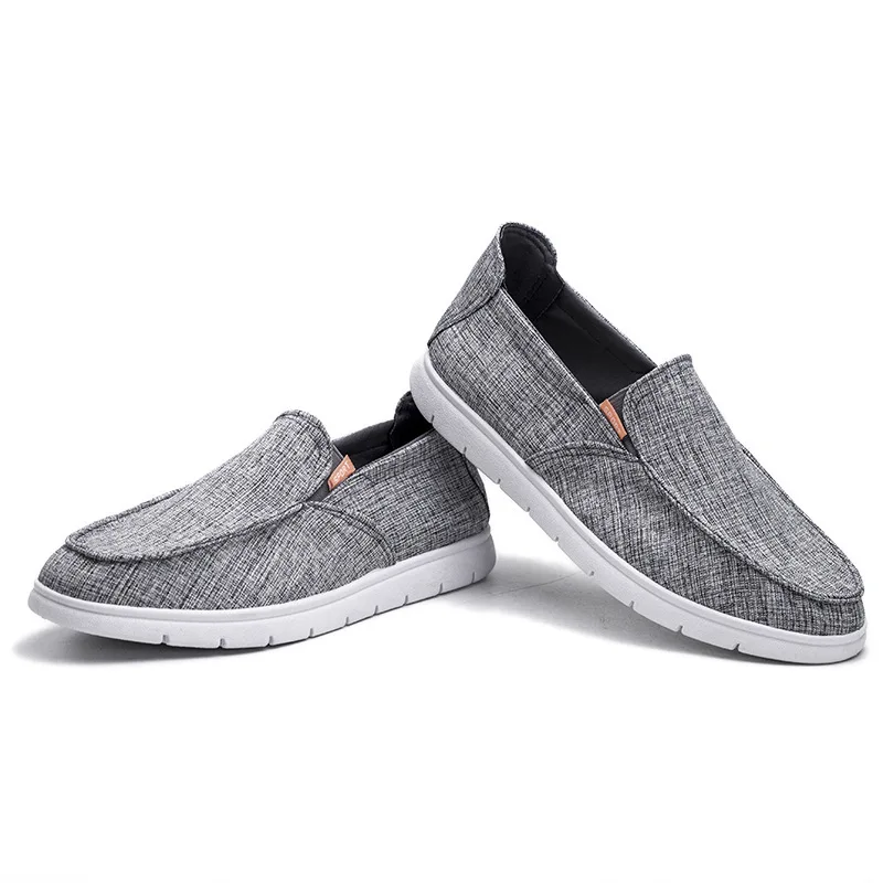 

2021 lazy canvas shoes casual flat men cloth shoes, 3 colors