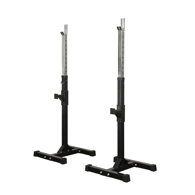 

Kylinsport Adjustable Standard Squat Rack Solid Steel Squat Stands Barbell Free Bench Press Stands, Customized color