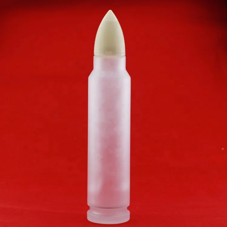 Newest Design Agave Blue Bottle Tequila Gun Skull And Tequila Bottle