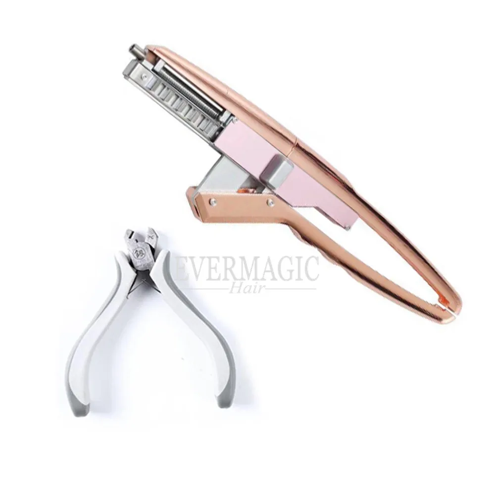 

Second Generation 6D Hair Extension Machine Champagne Color for Remy Human Hair Extension