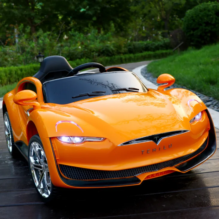 4 轮儿童电动玩具汽车秋千遥控男孩女孩婴儿玩具车 12v 电动汽车为