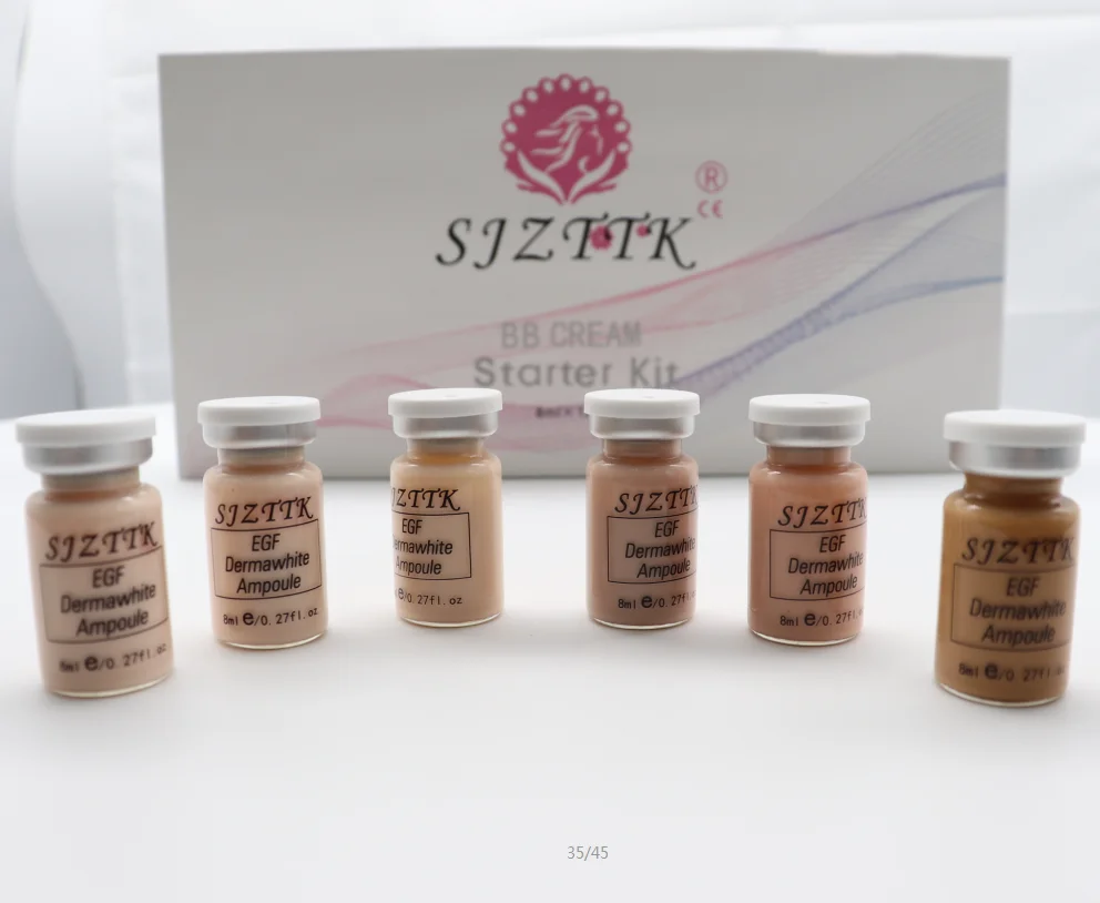 

beauty salon spa semi permanent lip serum bb foundation glow cream custom bb blush bb lips, 6 colors