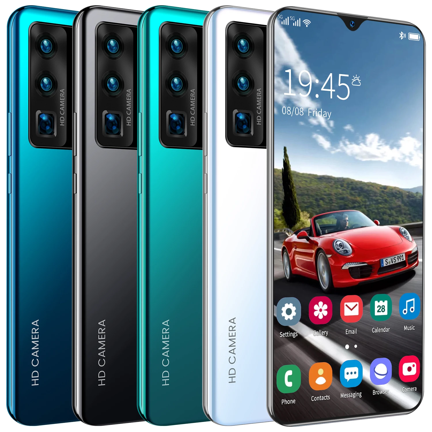 

New fashion AMOLED 5G Android Phone Wholesale Phone Original Unlocked Smart Mobile phone Icds