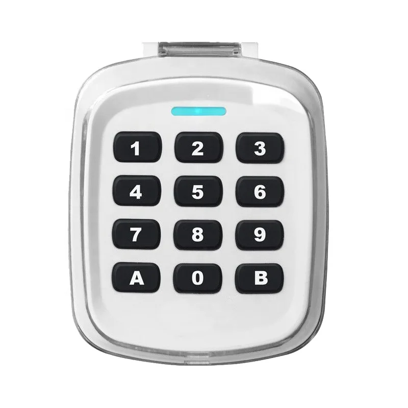 

Waterproof 433Mhz Garage Door Wireless Keypad multi frequency for rolling code and fixed code 868mhz