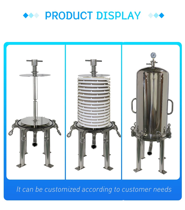 Factory Price Lenticular Filter Housing For Chemical Factory