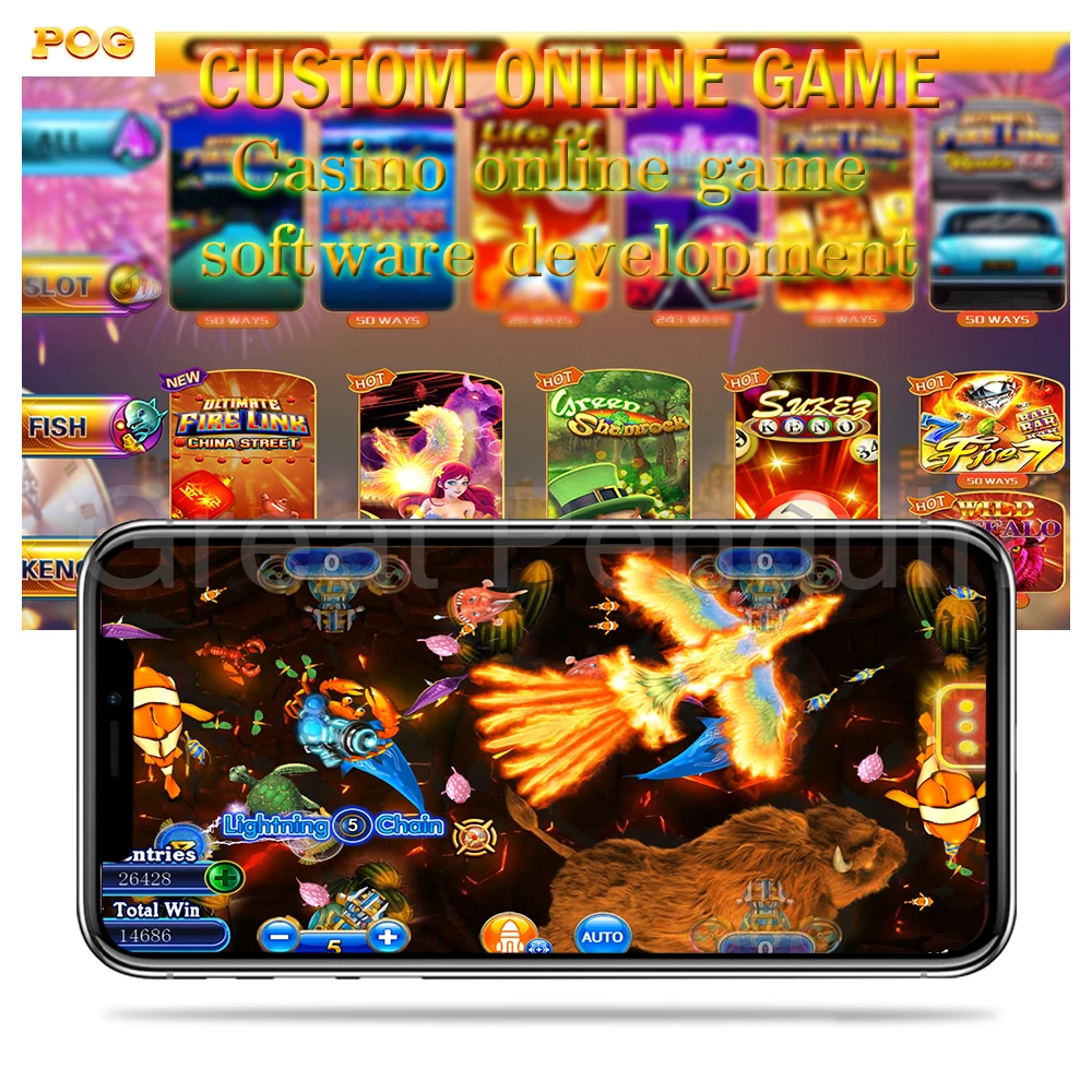 

POG New Hot Slot Game Machine Board Coin Pusher Video Gambling Cabinet For Casino
