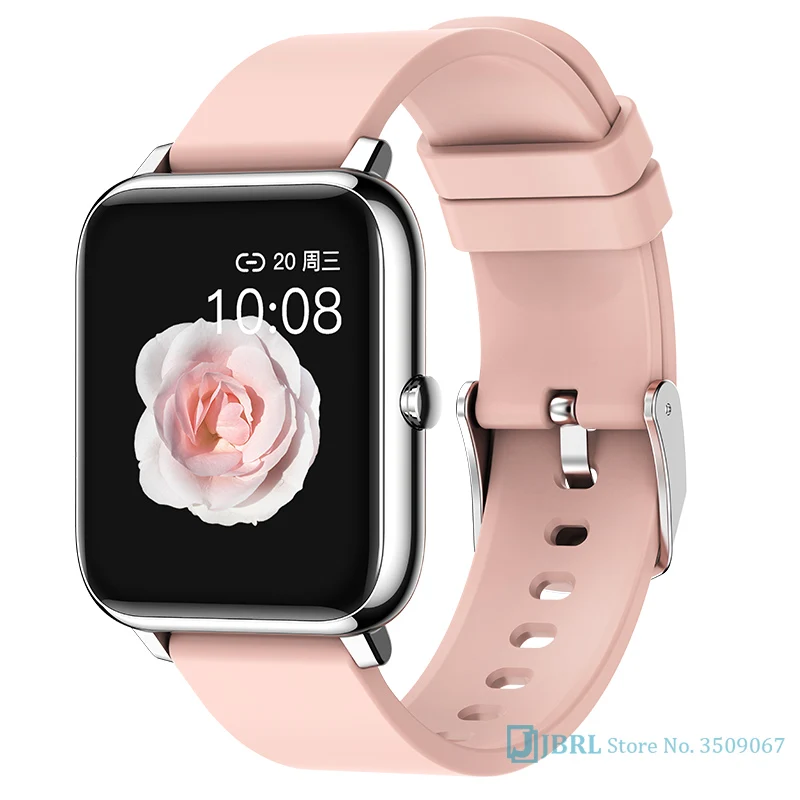

Full Touch Smartwatch Men Women Heart Rate Blood Pressure Fitness Tracker Smart Watch Electronic Ladies Watches For Andriod IOS