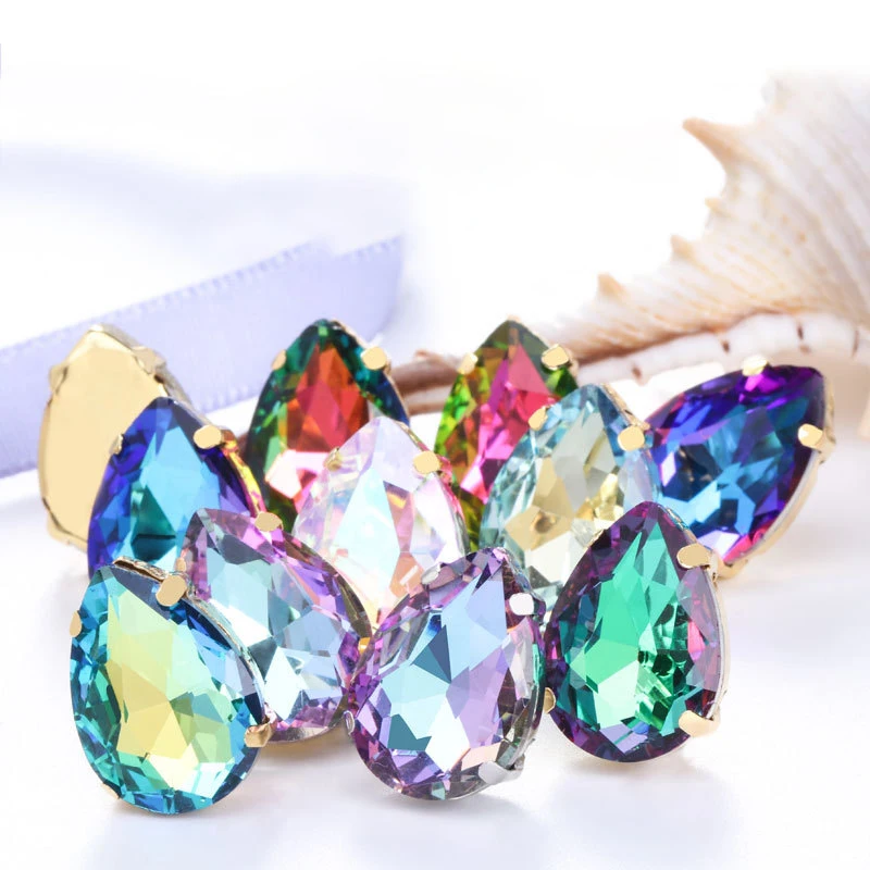

High Quality Rhinestones With Claw setting Crystal Stone With Four-Claw Hand Glass Rhinestone DIY Accessories