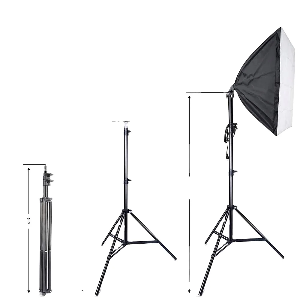 

Portable photo lighting backdrop stand kit photograph equipment umbrella soft box for video shooting livestream