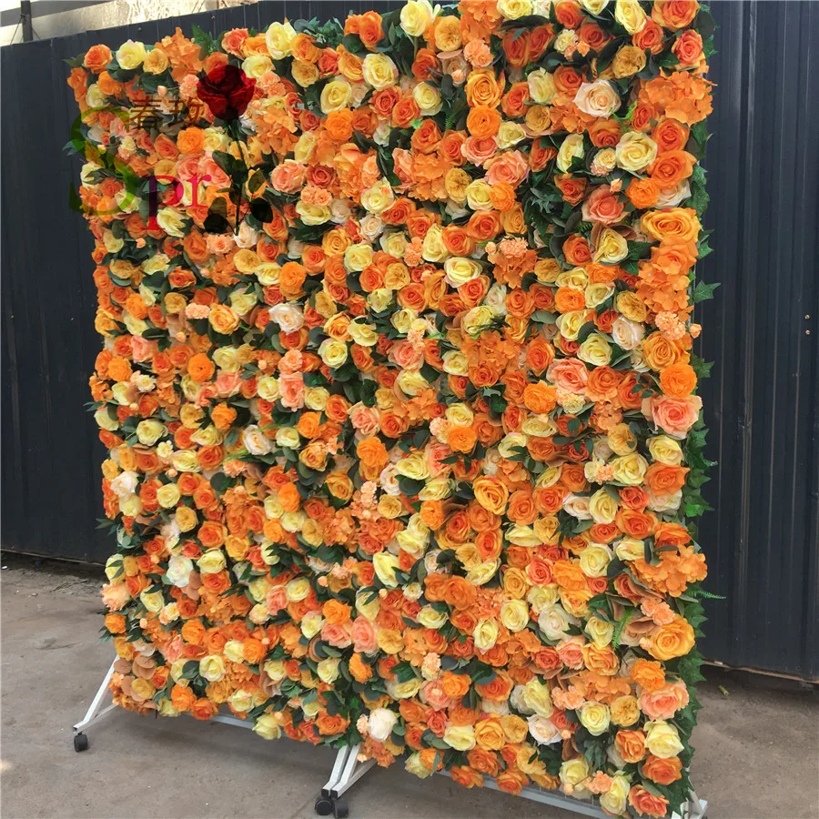 

SPR New fashion artificial flower wall panel wedding decoration flower wall backdrop artificial flower for wedding, White