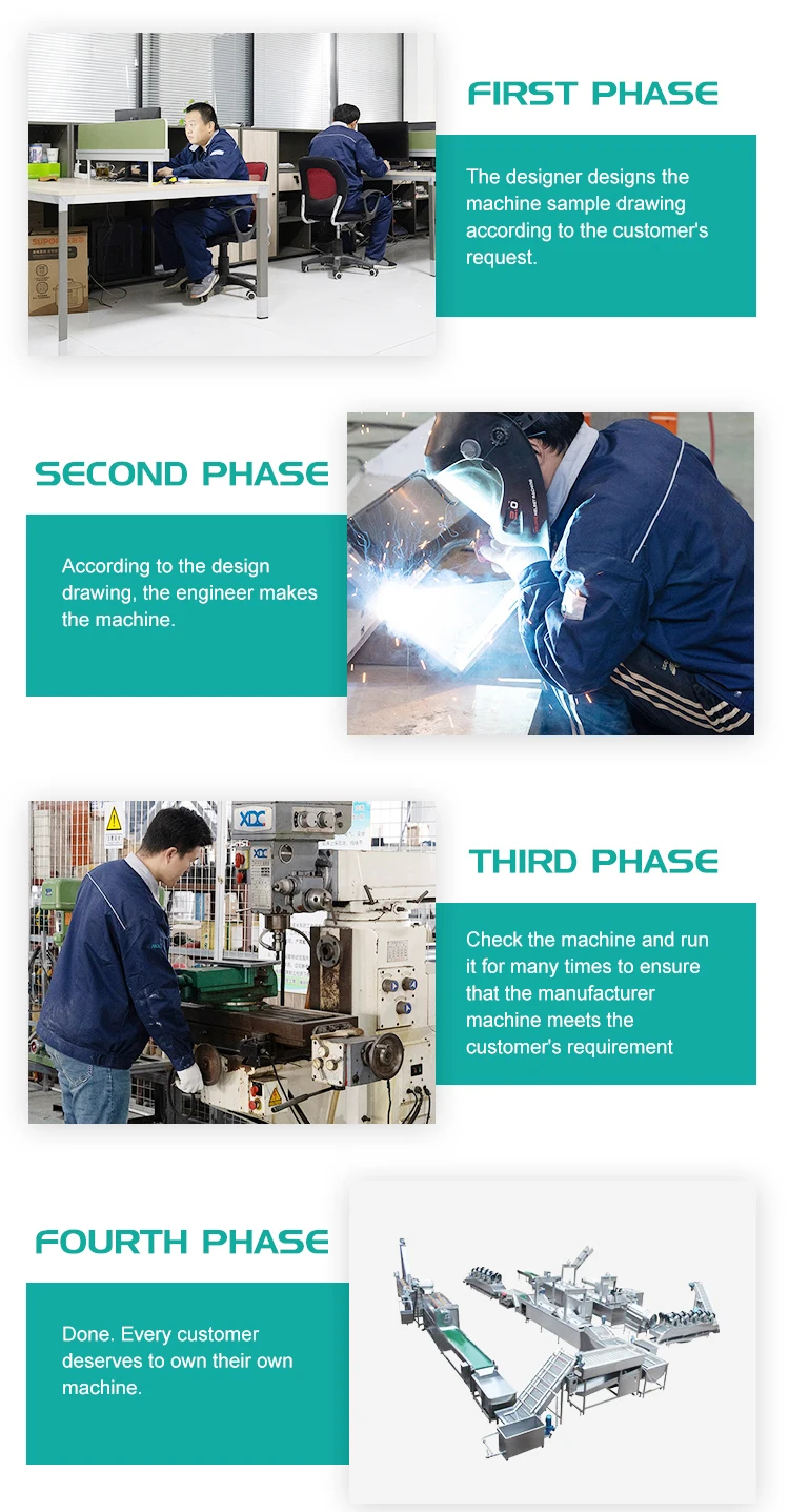 Industrial Fruit And Vegetable Sorting Washing Cutting Cooling