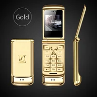 

New Luxury design Ulcool V9 1.54 inch flip mobile phone mini with camera